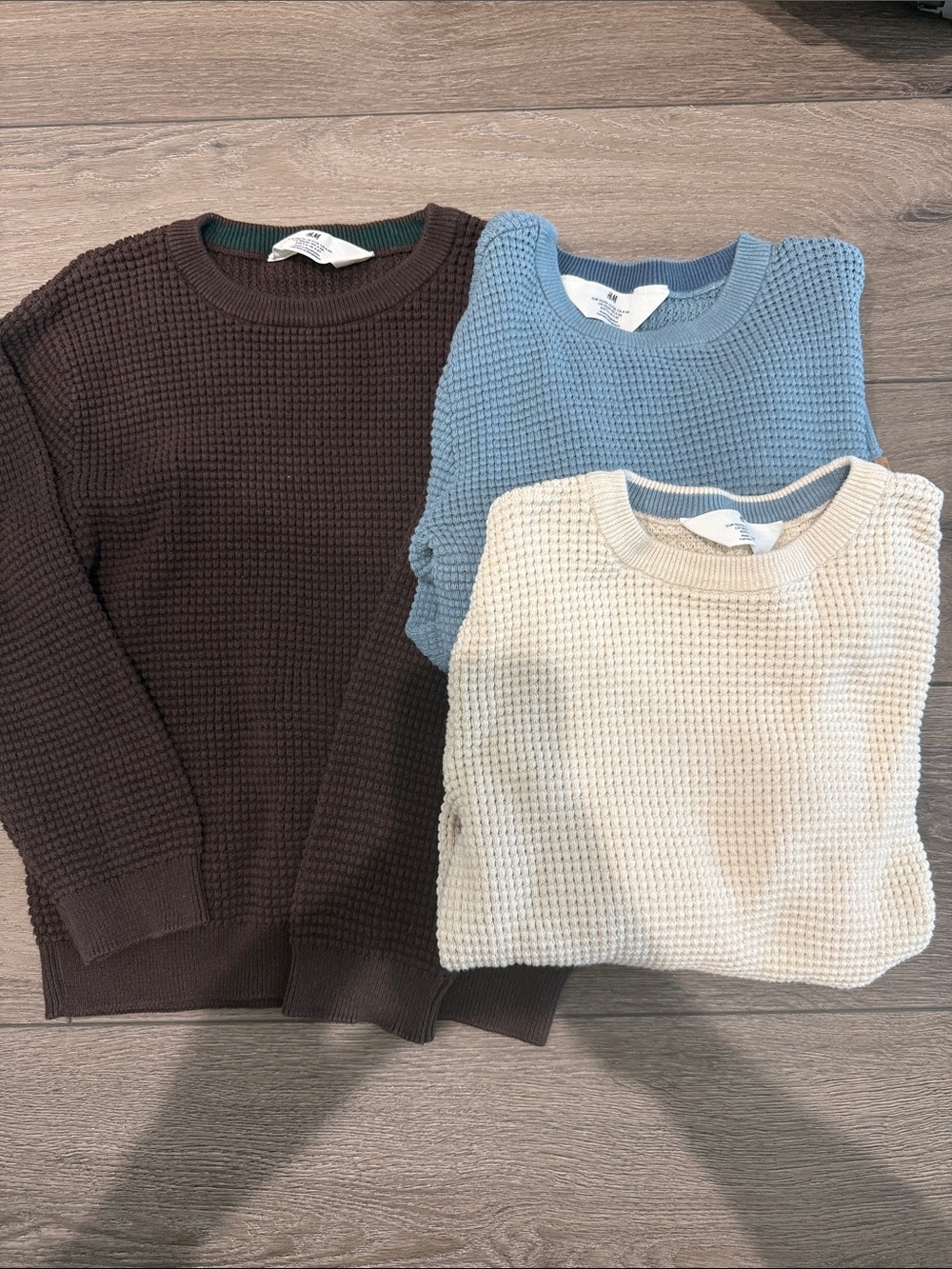 H&M Boys 5T/6 Sweater Pack NWOT